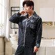 Autumn Pajamas – Flannel Trousers Sleepwear for Young Men