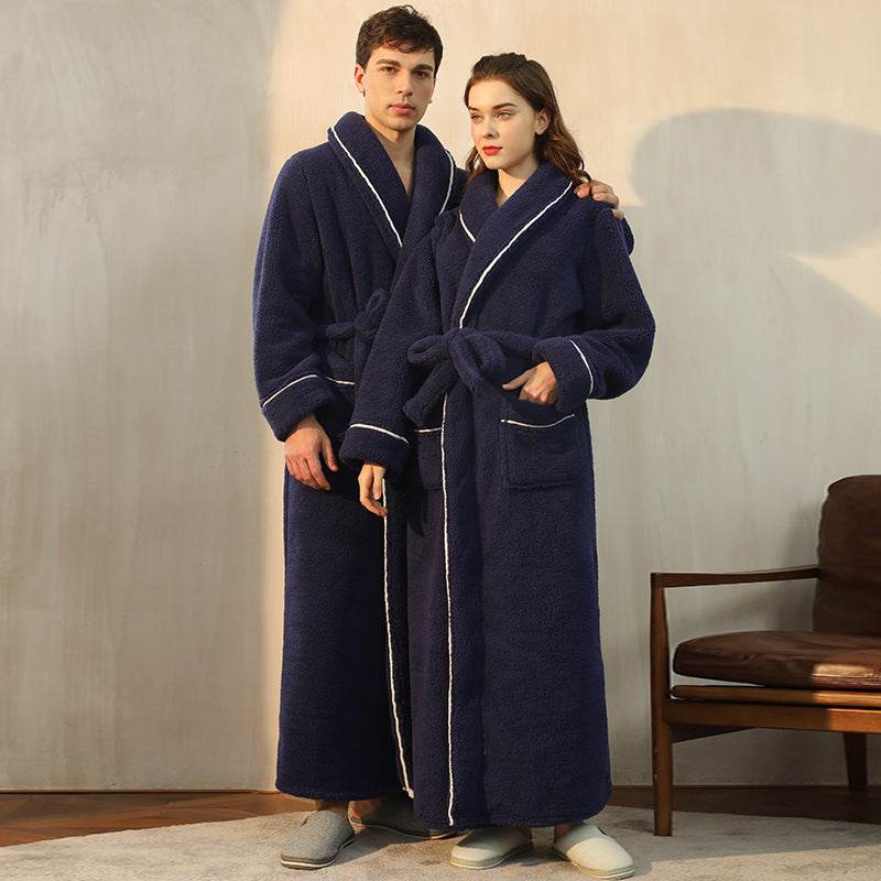 Velvet Nightgown – Super Thick Flannel Sleepwear for Couples