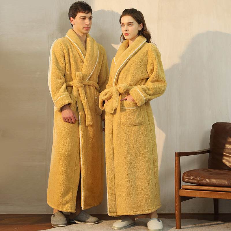 Velvet Nightgown – Super Thick Flannel Sleepwear for Couples