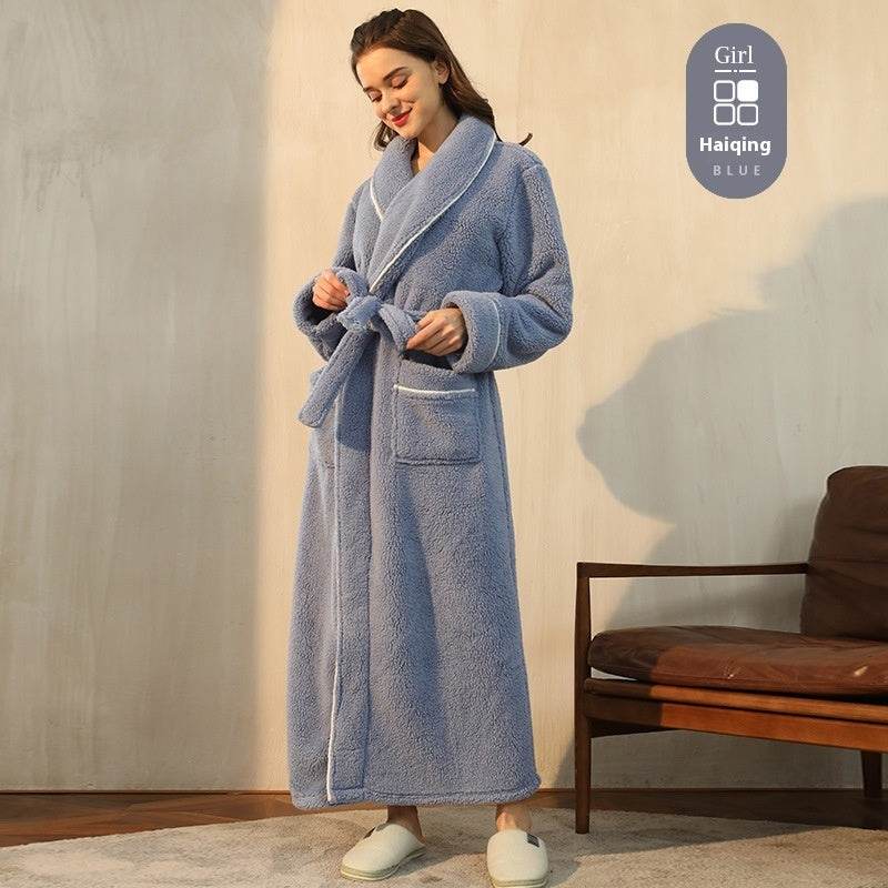 Velvet Nightgown – Super Thick Flannel Sleepwear for Couples