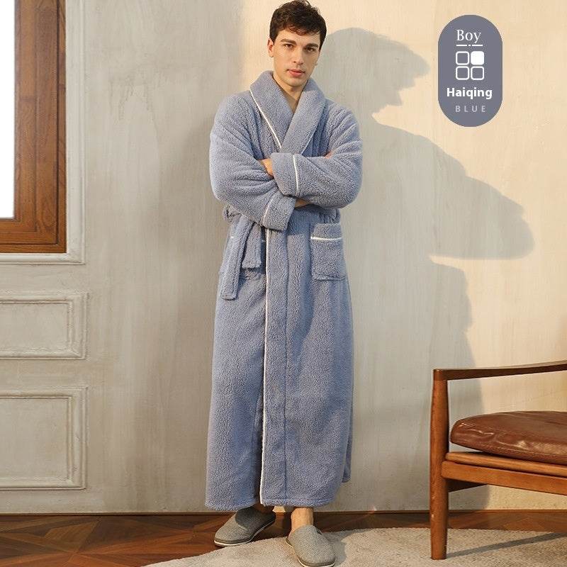 Velvet Nightgown – Super Thick Flannel Sleepwear for Couples