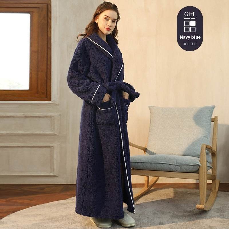 Velvet Nightgown – Super Thick Flannel Sleepwear for Couples