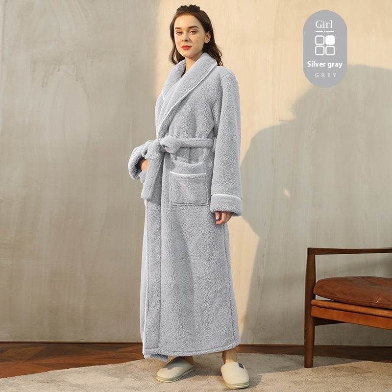 Velvet Nightgown – Super Thick Flannel Sleepwear for Couples