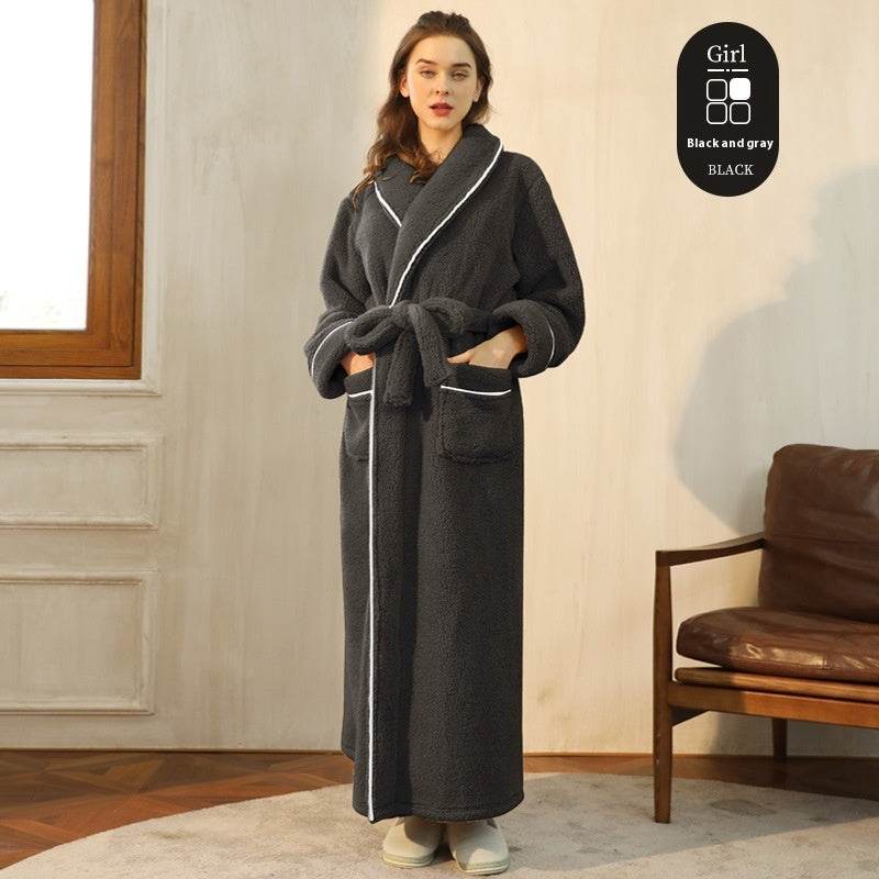 Velvet Nightgown – Super Thick Flannel Sleepwear for Couples