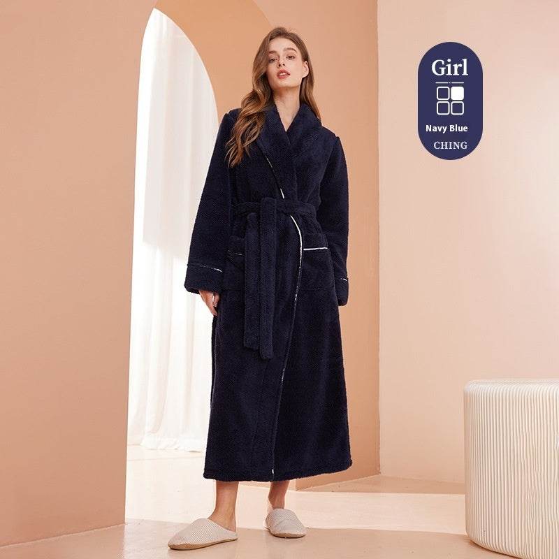 Velvet Nightgown – Super Thick Flannel Sleepwear for Couples