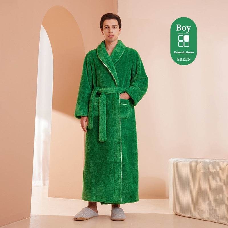 Velvet Nightgown – Super Thick Flannel Sleepwear for Couples