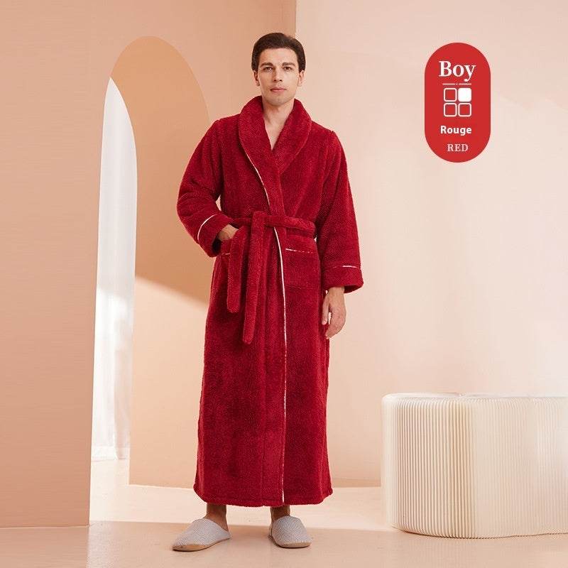 Velvet Nightgown – Super Thick Flannel Sleepwear for Couples