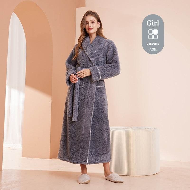 Velvet Nightgown – Super Thick Flannel Sleepwear for Couples