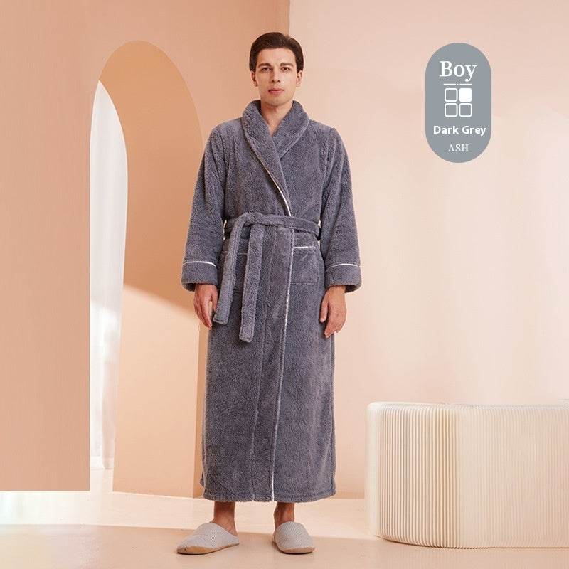 Velvet Nightgown – Super Thick Flannel Sleepwear for Couples
