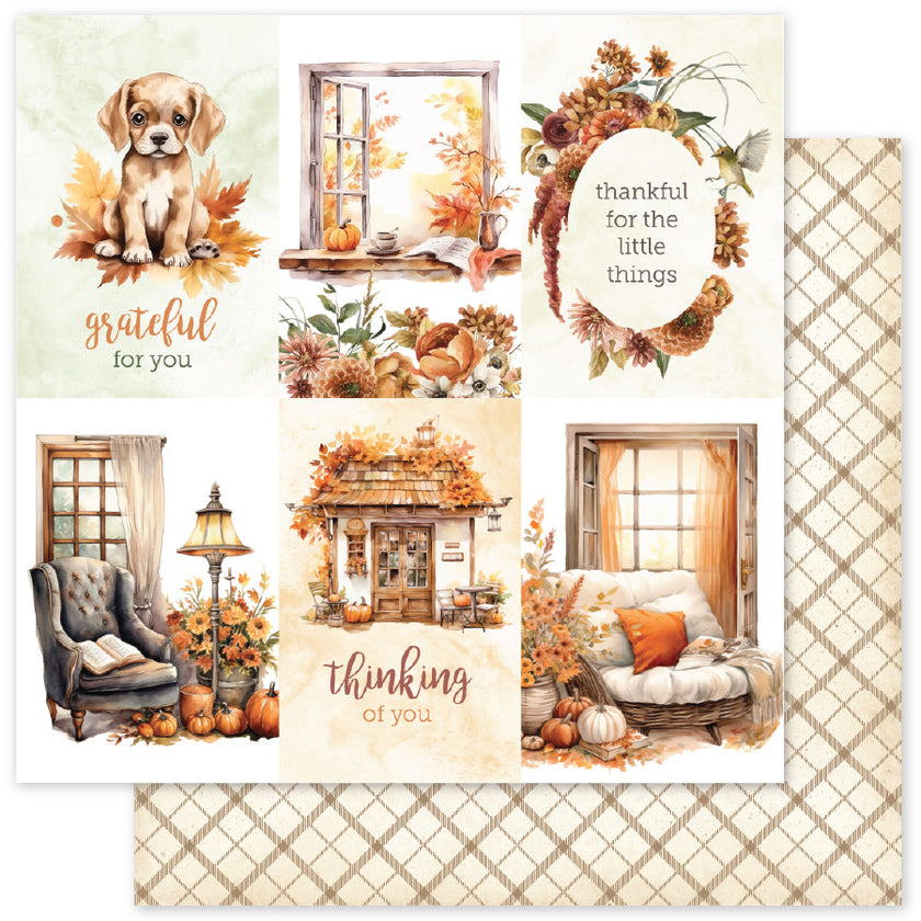 Autumn Florals Basics 6x6 Paper Collection 35448