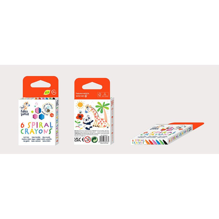Avenir - Haku Yoka 6 crayons à spirale