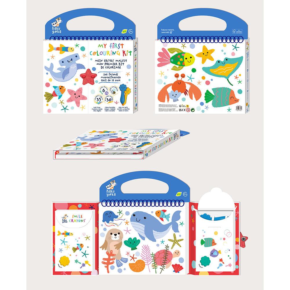 Avenir - Haku Yoka My First Coloring Kit - Sea Friends