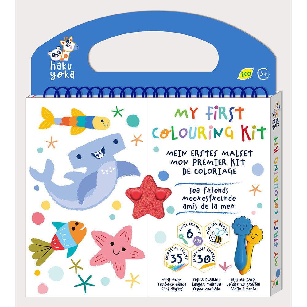 Avenir - Haku Yoka My First Coloring Kit - Sea Friends