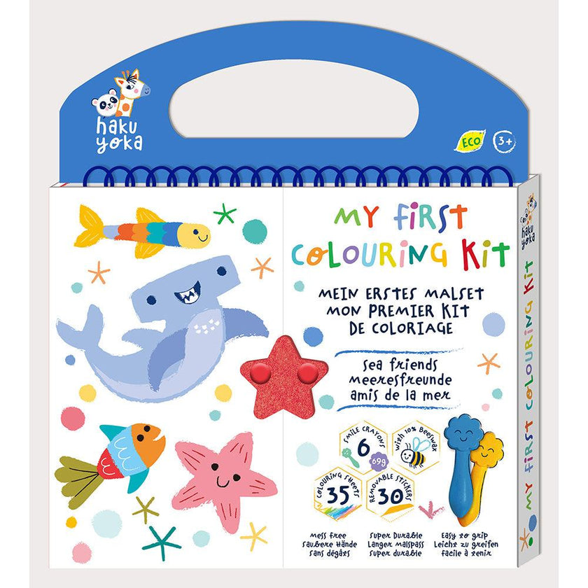 Avenir - Haku Yoka My First Coloring Kit - Sea Friends