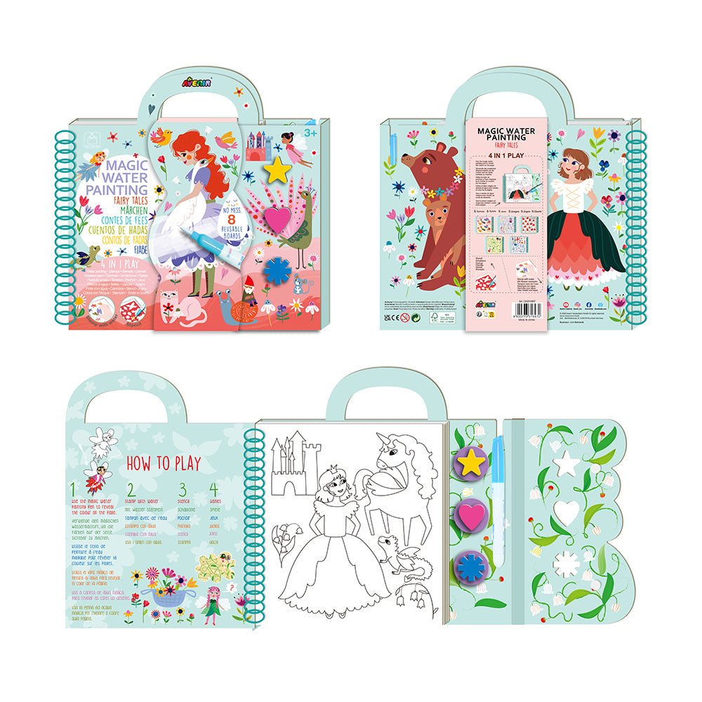 Avenir - Magic Water Painting (8Pcs/Display-4 Asst)