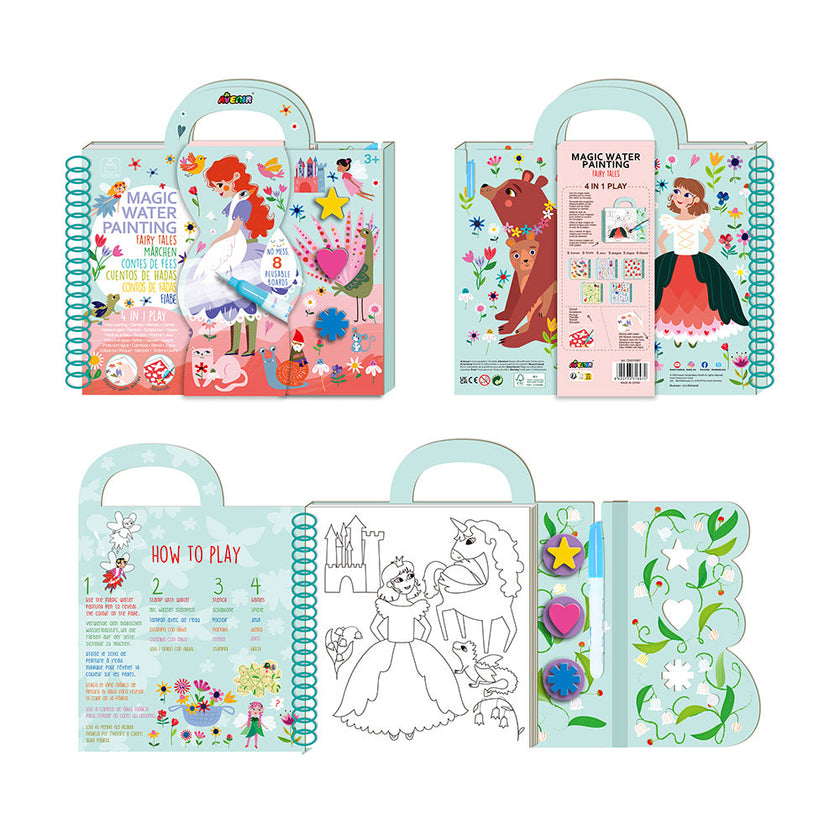 Avenir - Magic Water Painting (8Pcs/Display-4 Asst)