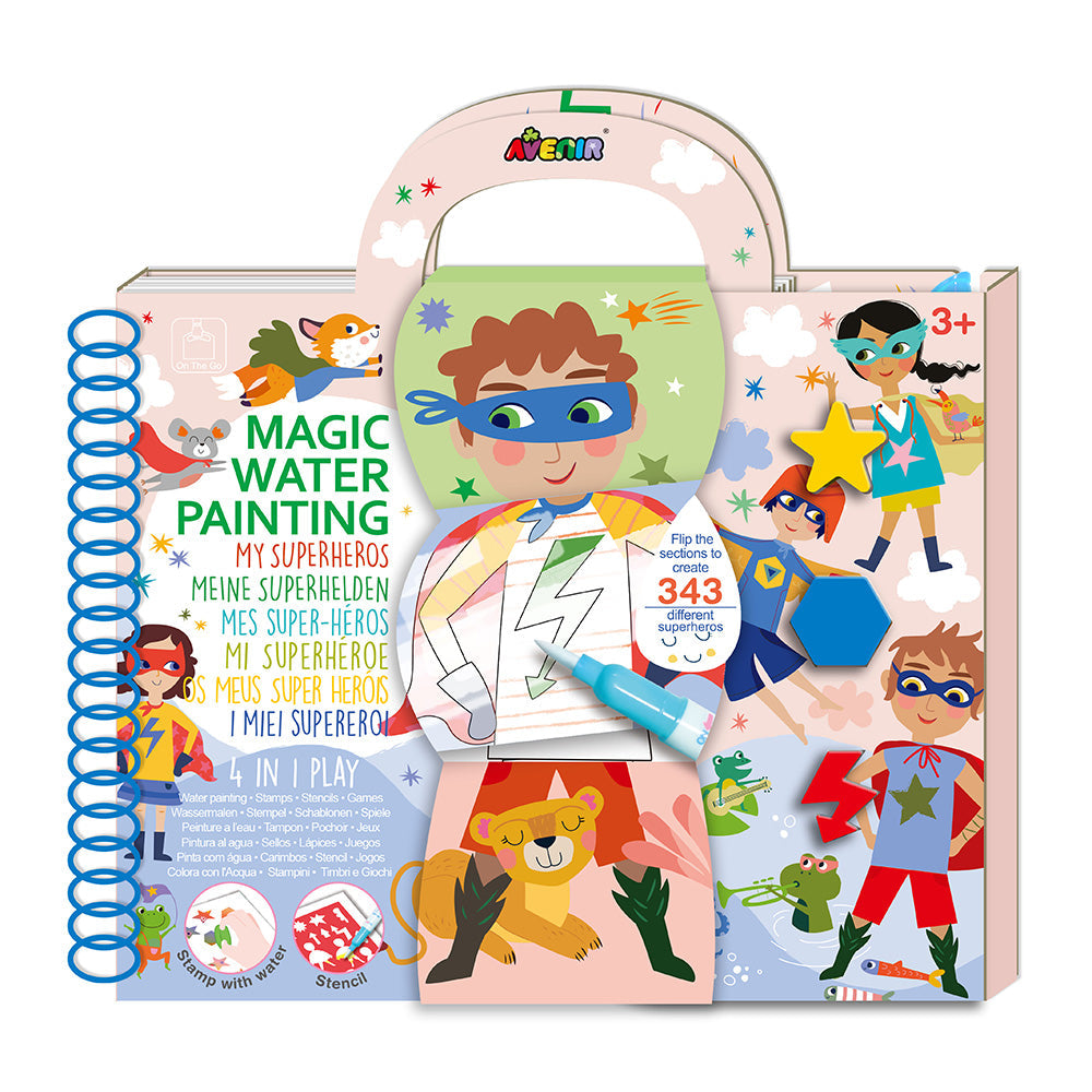 Avenir - Magic Water Painting - Superheroes