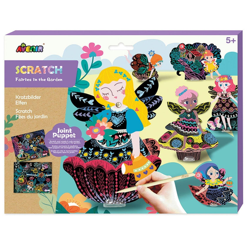 Avenir - Scratch Jointed Puppets - Fairiesin The Garden