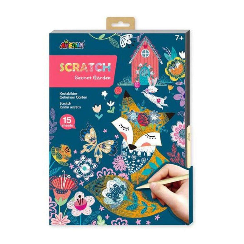 Avenir - Scratch Large Book - Secret Garden
