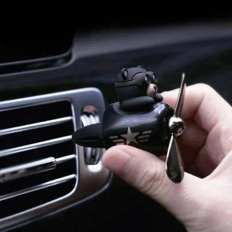 Aviator Bears Car Air Outlet Aromatherapy Ornaments