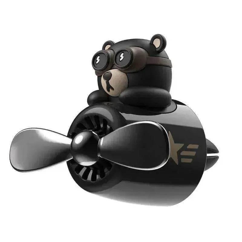 Aviator Bears Car Air Outlet Aromatherapy Ornaments