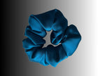 Silk Hair Scrunchie Azure