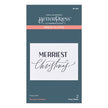 Merriest Christmas Press Plate from the BetterPress Christmas Collection