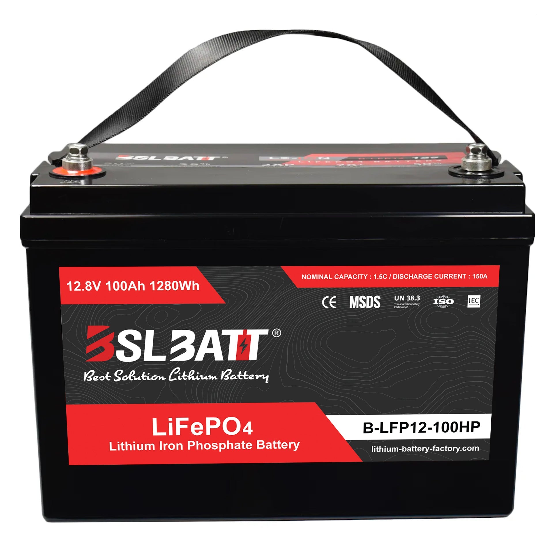 BSLBATT | LiFePO4 Battery 12V/100Ah | B-LFP12-100