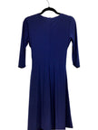 B SLIM Regular fit Wrap Dress in Blue  -  S