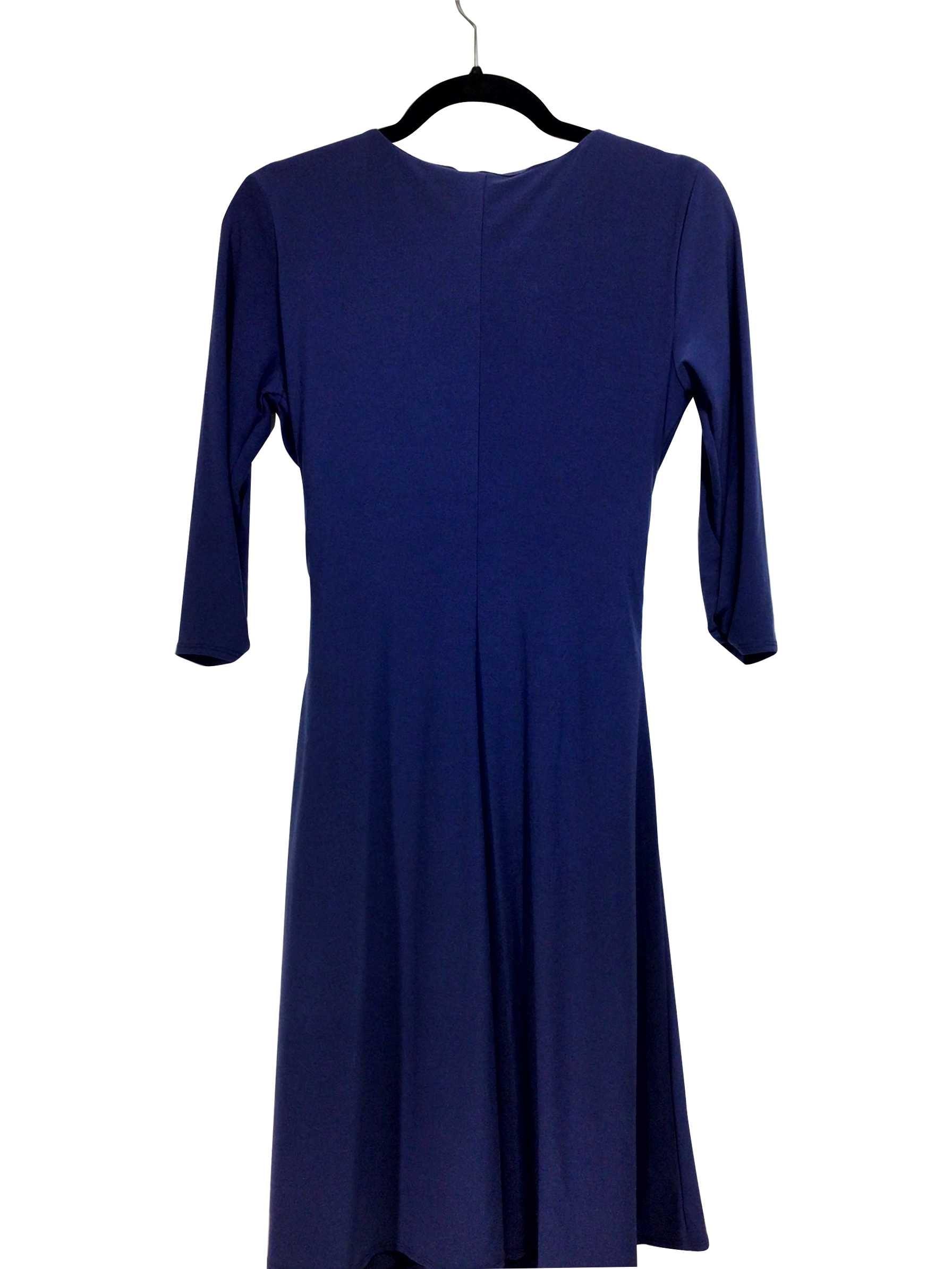 B SLIM Regular fit Wrap Dress in Blue  -  S