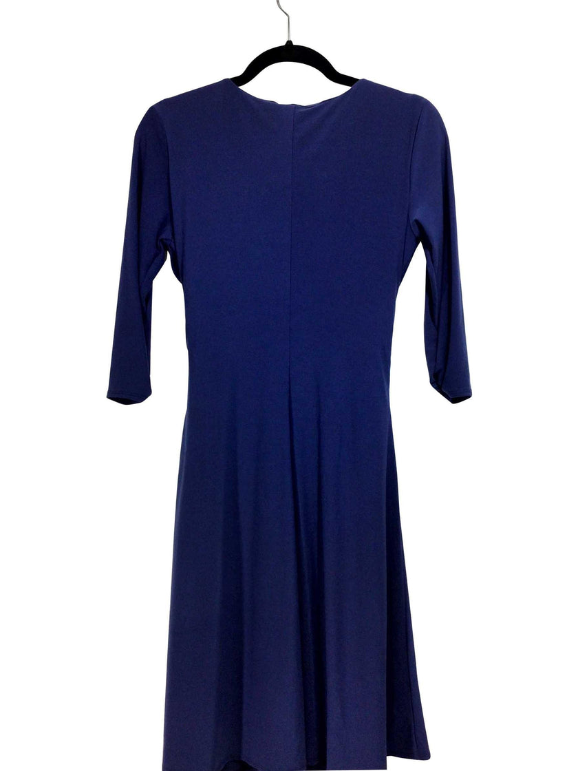 B SLIM Regular fit Wrap Dress in Blue  -  S