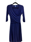B SLIM Regular fit Wrap Dress in Blue  -  S