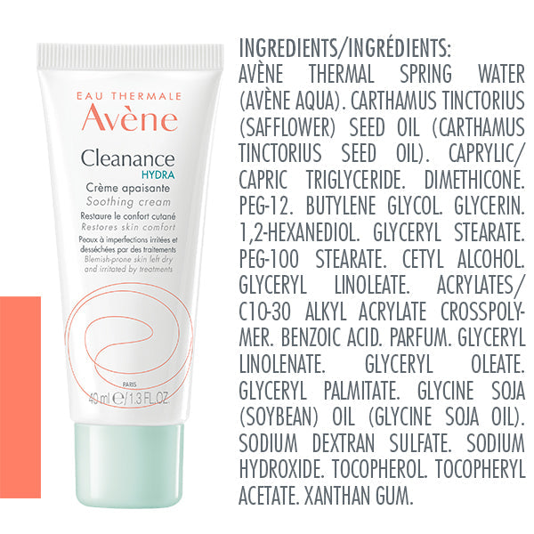 Avene Cleanance Hydra Soothing Cream, 40ml