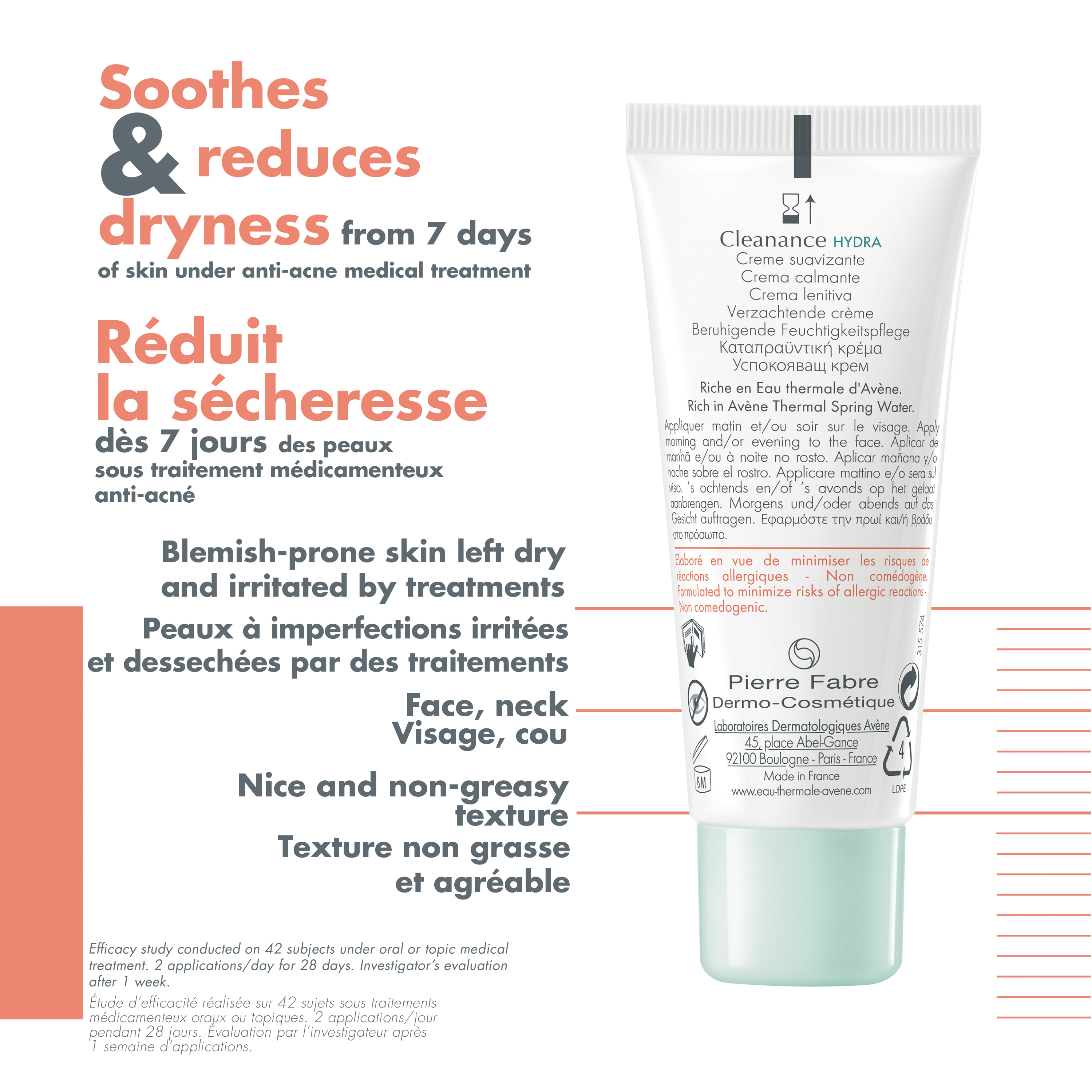 Avene Cleanance Hydra Soothing Cream, 40ml