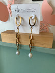 Standout Boutique Karlita Gold/Pearl Earrings