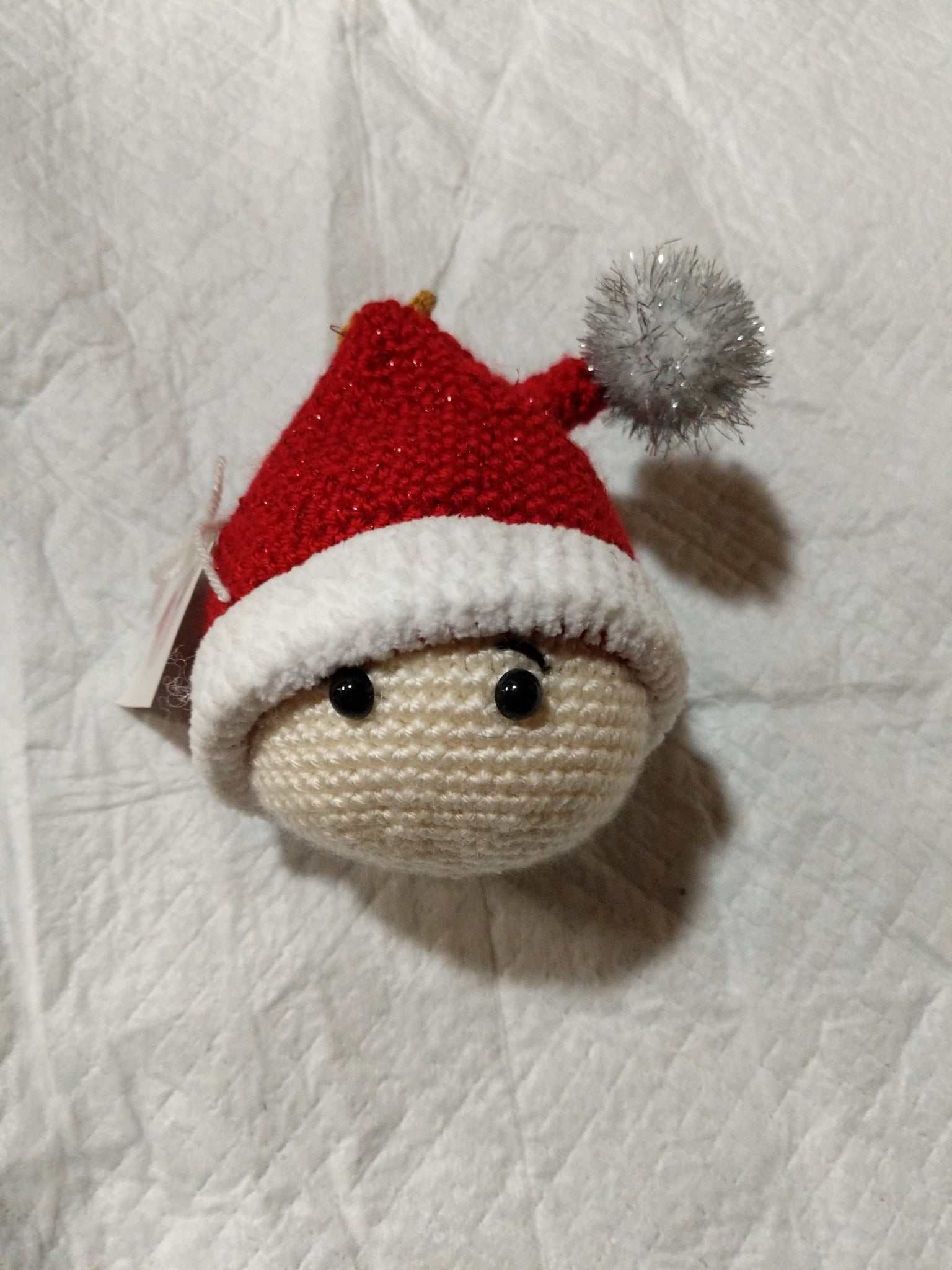 Ornement de lainage TETE DE LUTIN