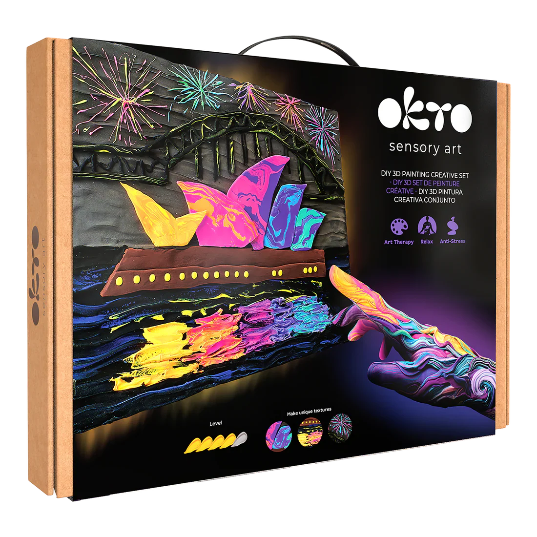 OKTO - DIY 3D CREATIVE PAINTING SET - SYDNEY OPERA HOUSE