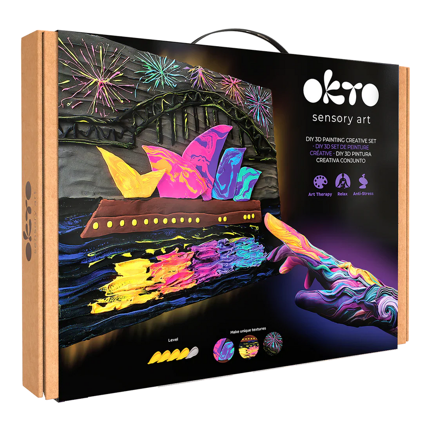 OKTO - DIY 3D CREATIVE PAINTING SET - SYDNEY OPERA HOUSE