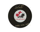 Will Cuylle Autographed Team Canada Autograph Model Puck Inscribed 