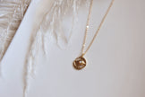 Sun Evil Eye Opal Necklace