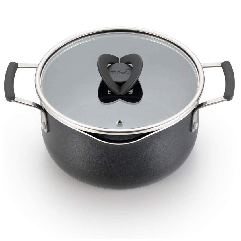 T-FAL Non-Stick Stackables 10pc Cookware Set - B198SA74