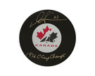Darryl Sittler Autographed Team Canada Autograph Model Puck Inscribed 