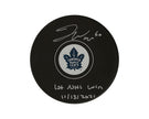 Joseph Woll Autographed Toronto Maple Leafs Autograph Model Puck Inscribed 