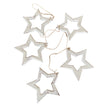 Hanging String Of Open Wooden Stars