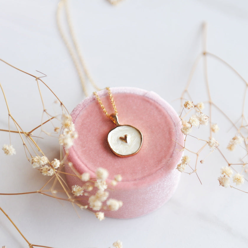 ARIELLA, Sweet Heart Necklace, Pretty Gift for her