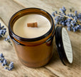 8oz Woodwick Soy Candle – Hand-Poured, Crackling Wick, Long-Lasting Scent