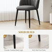 Skylar Modern Dining Chairs Set of 4-Dark Grey