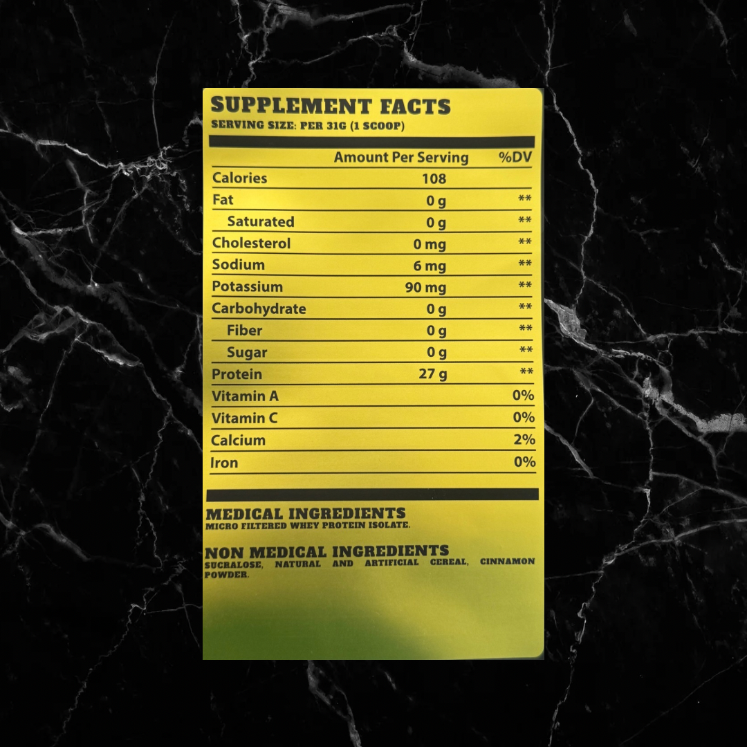 BulkBully Isolate Protein Powder - Cinny Bun Buns