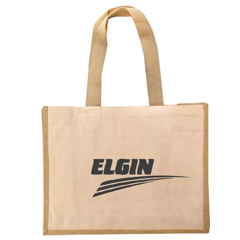 Jute /Cotton Market Shopper Tote - B3610