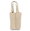Organic Cotton Double Wine Bottle Tote - B3765